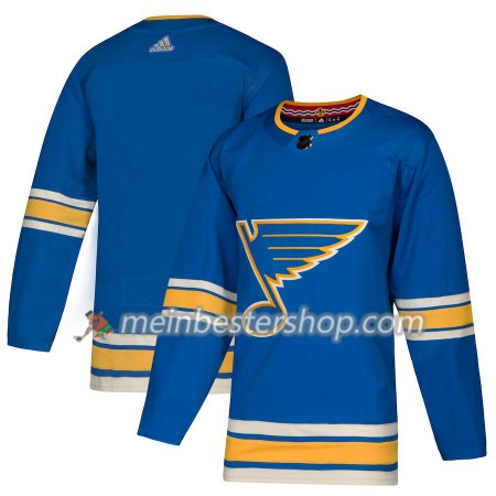 St. Louis Blues Blank Adidas 2018-2019 Alternate Trikot Authentic - Herren
